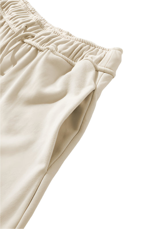 Drawstring Wide Leg Pants