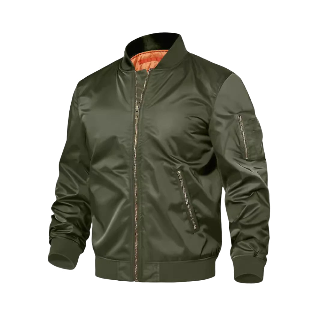 Men's Nylon Zip Up Jacket