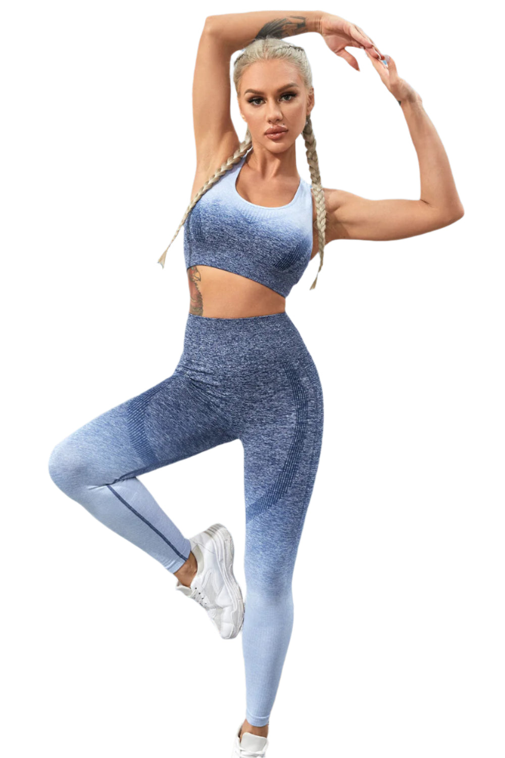 Gradient Sports Tank and Leggings Set