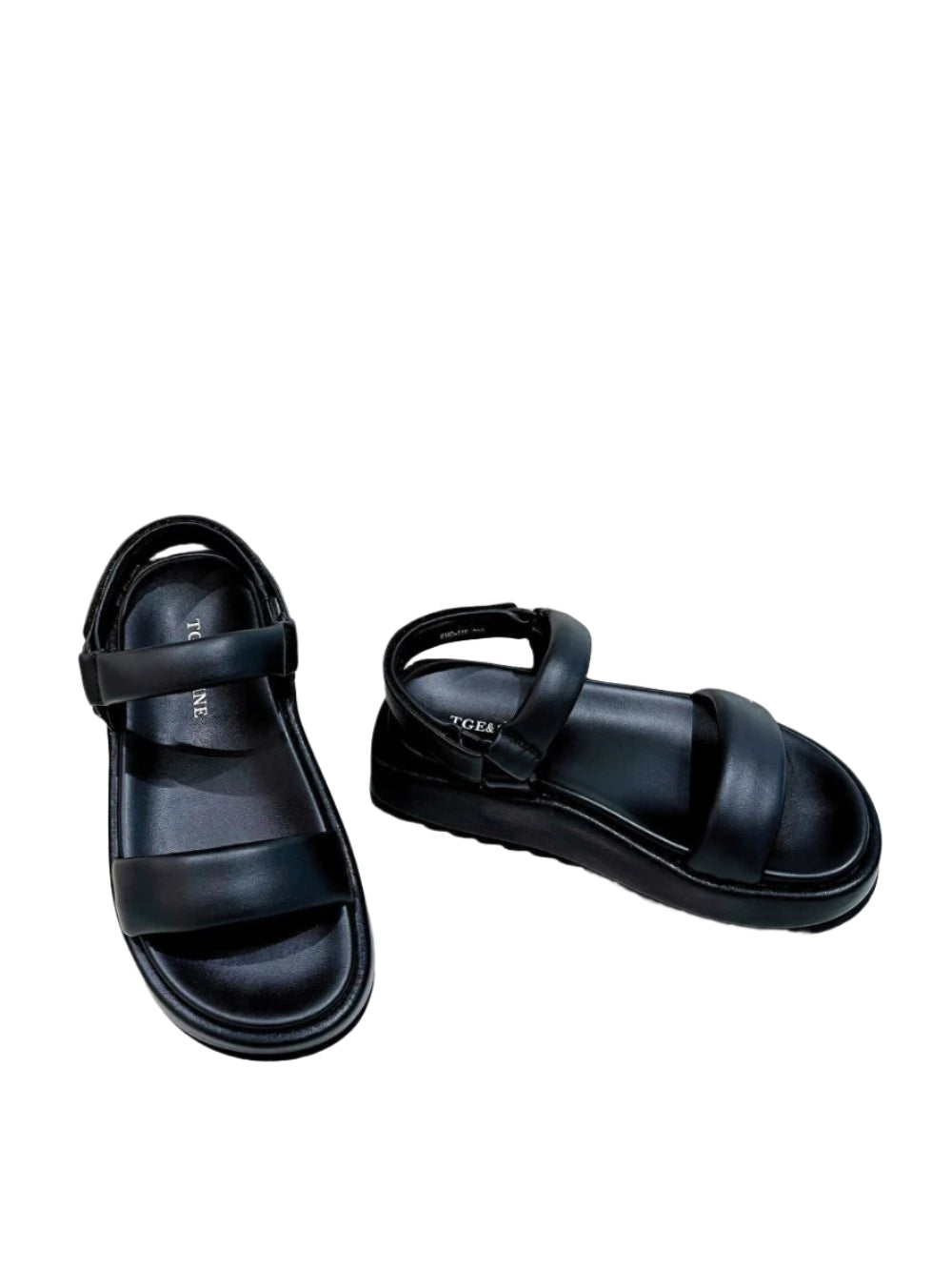 Sheepskin Round Toe Comfortable Strap Light Platform Sandals