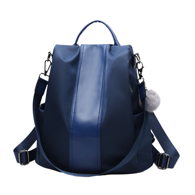 Sheepskin Patchwork Messenger Style Bag with Shoulder Strap