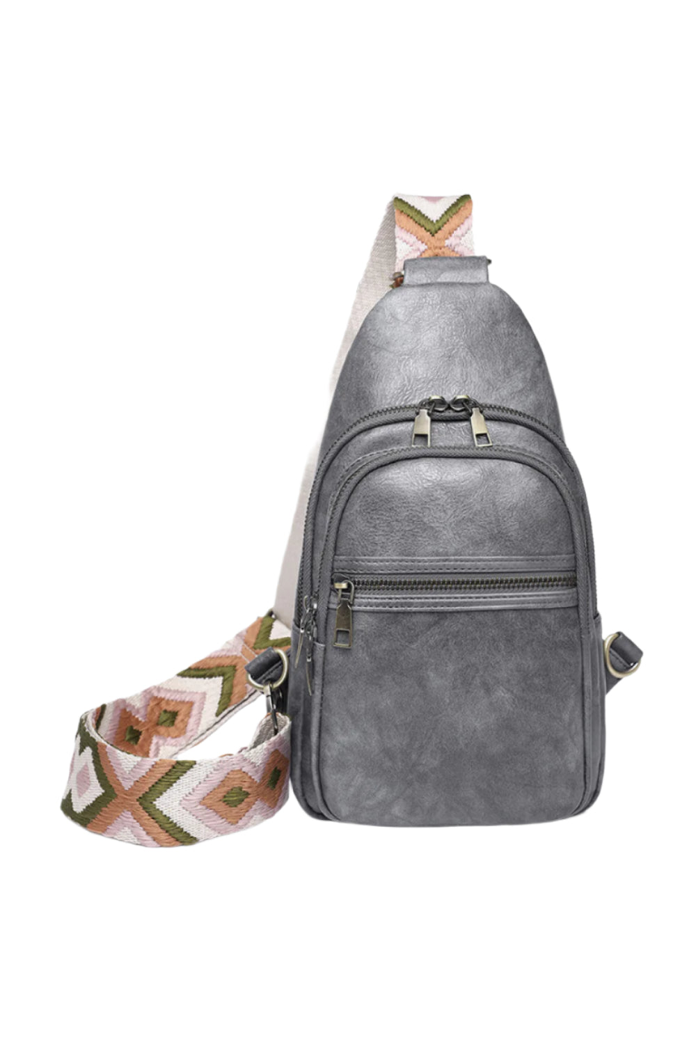 Adored It's Your Time PU Leather Sling Bag