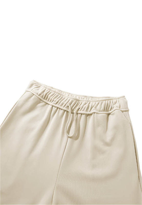 Drawstring Wide Leg Pants