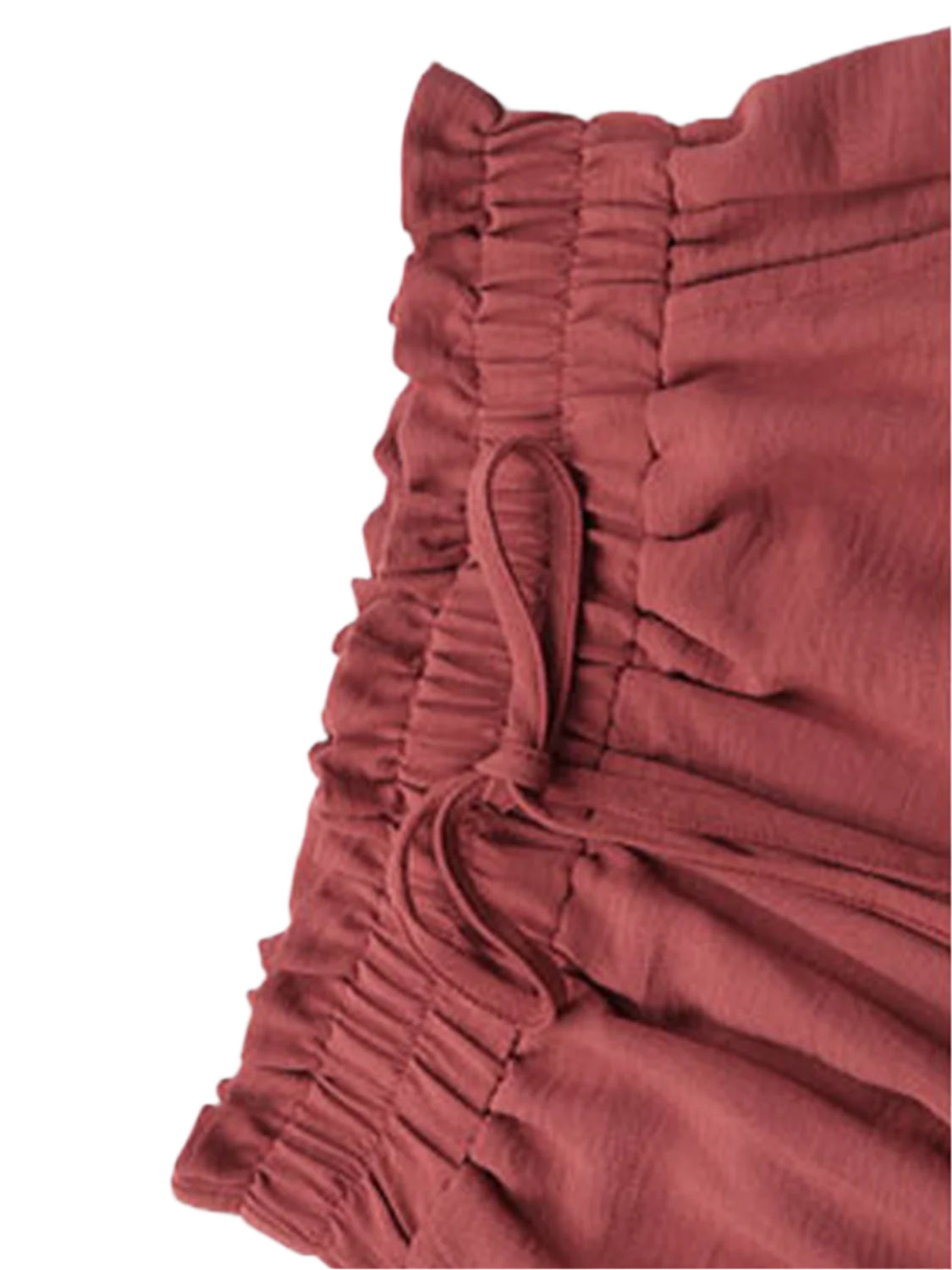 Perfee Frill Tied Wide Leg Pants