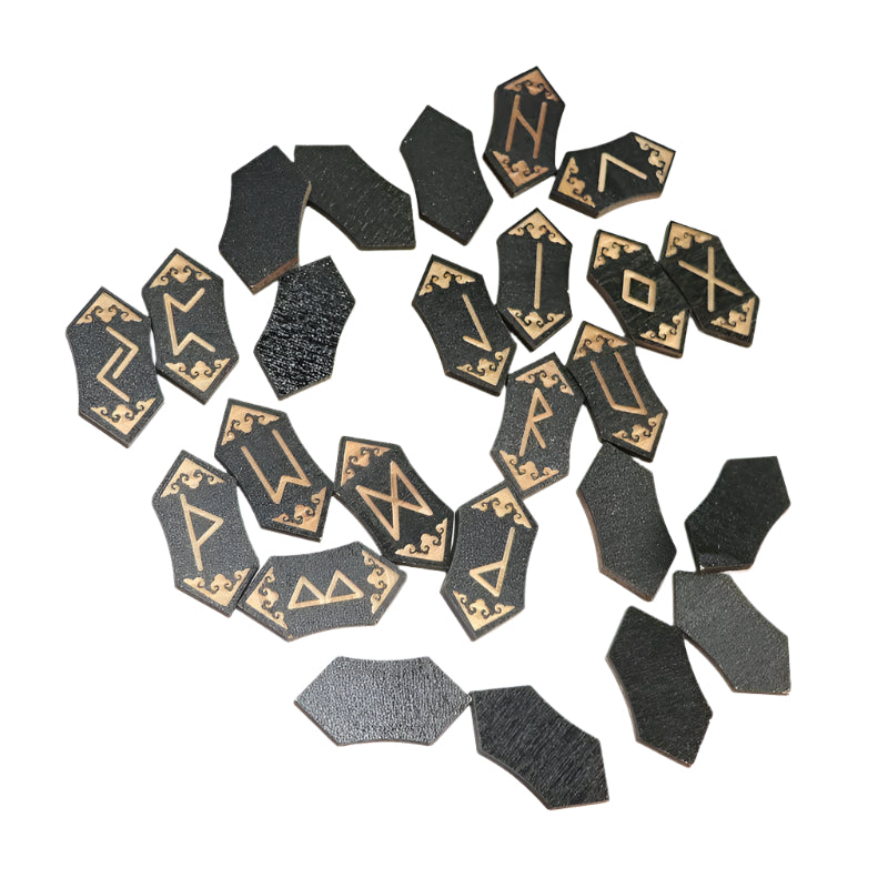 Sandal Wood Norse Elder Futhark Runes