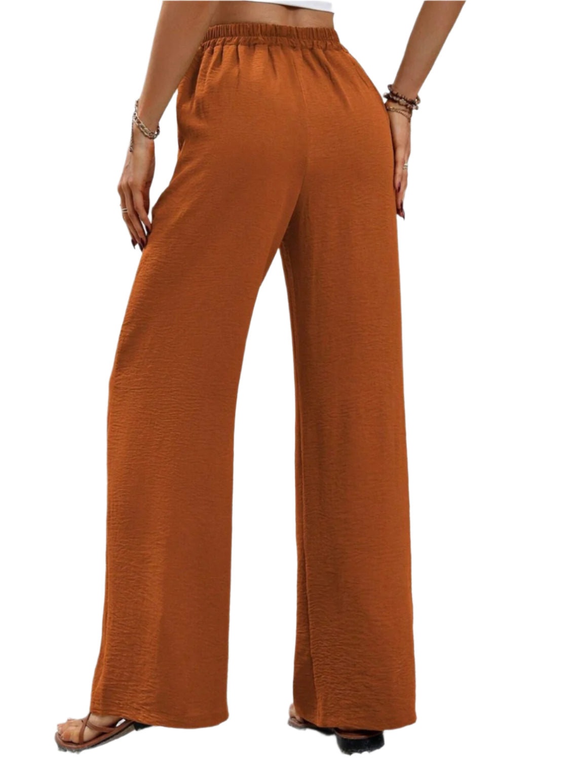 Wide Leg Drawstring Pants