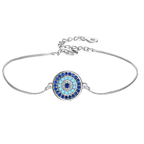Evil Eye 925 Sterling Silver Bracelet
