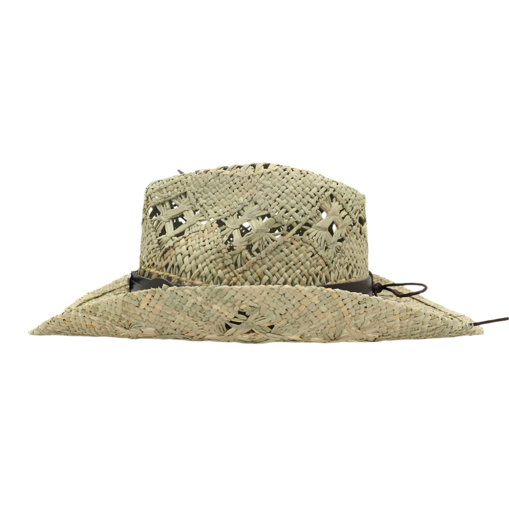 Hand Woven Steer Embellished Western Cowboy Hat