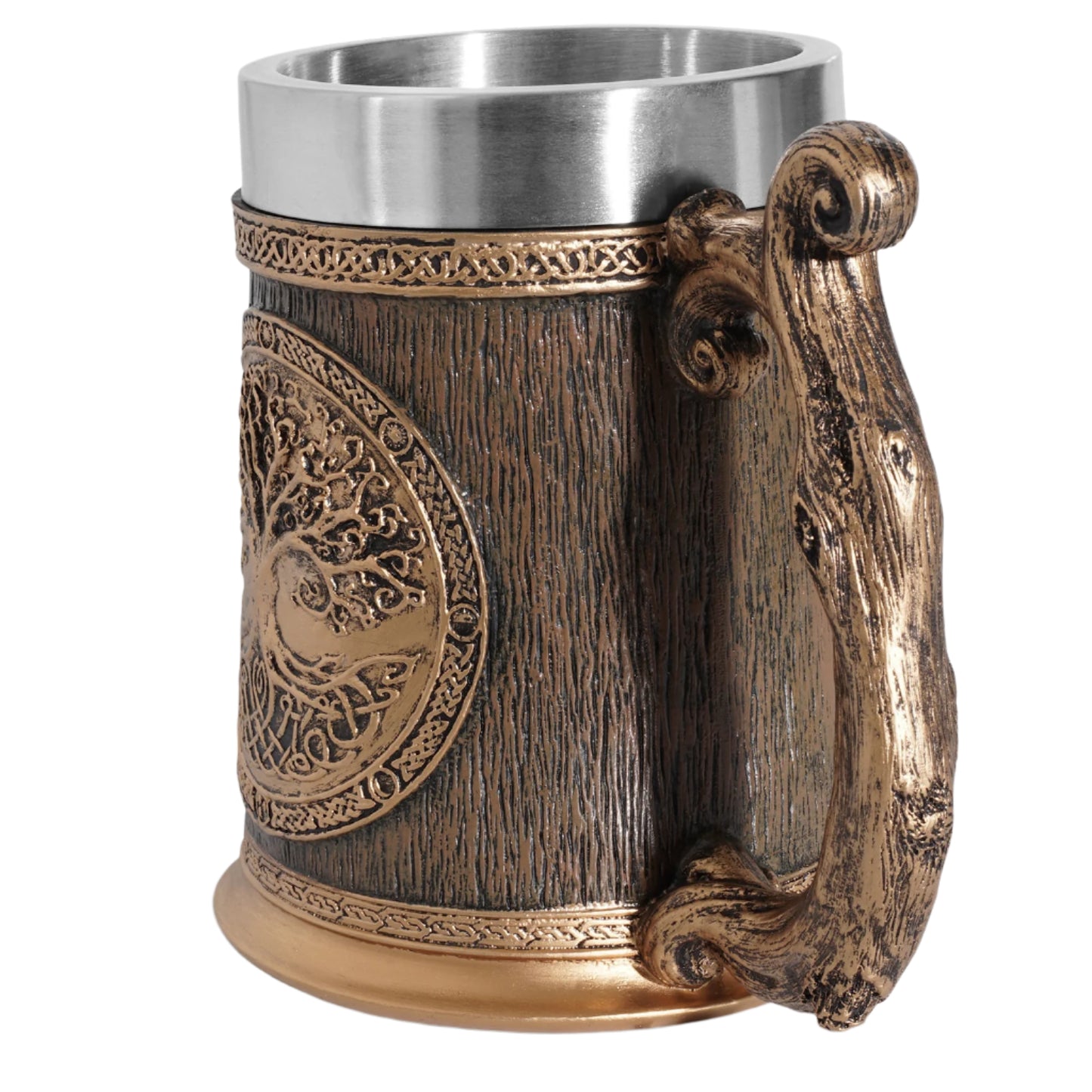 Resin Yggdrasil Stainless Steel Liner Altar Mug