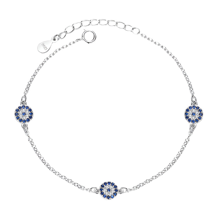 Evil Eye 925 Sterling Silver Bracelet