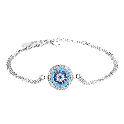 Evil Eye 925 Sterling Silver Bracelet