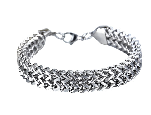 Zigzag Chain Stainless Steel Bracelet