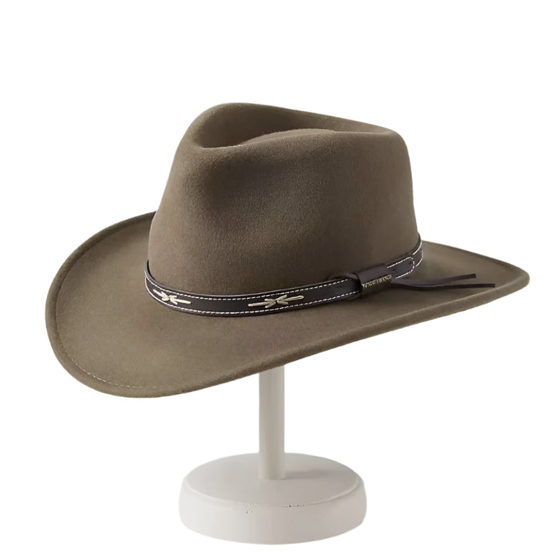 Men's Handmade Cashmere Western Hat
