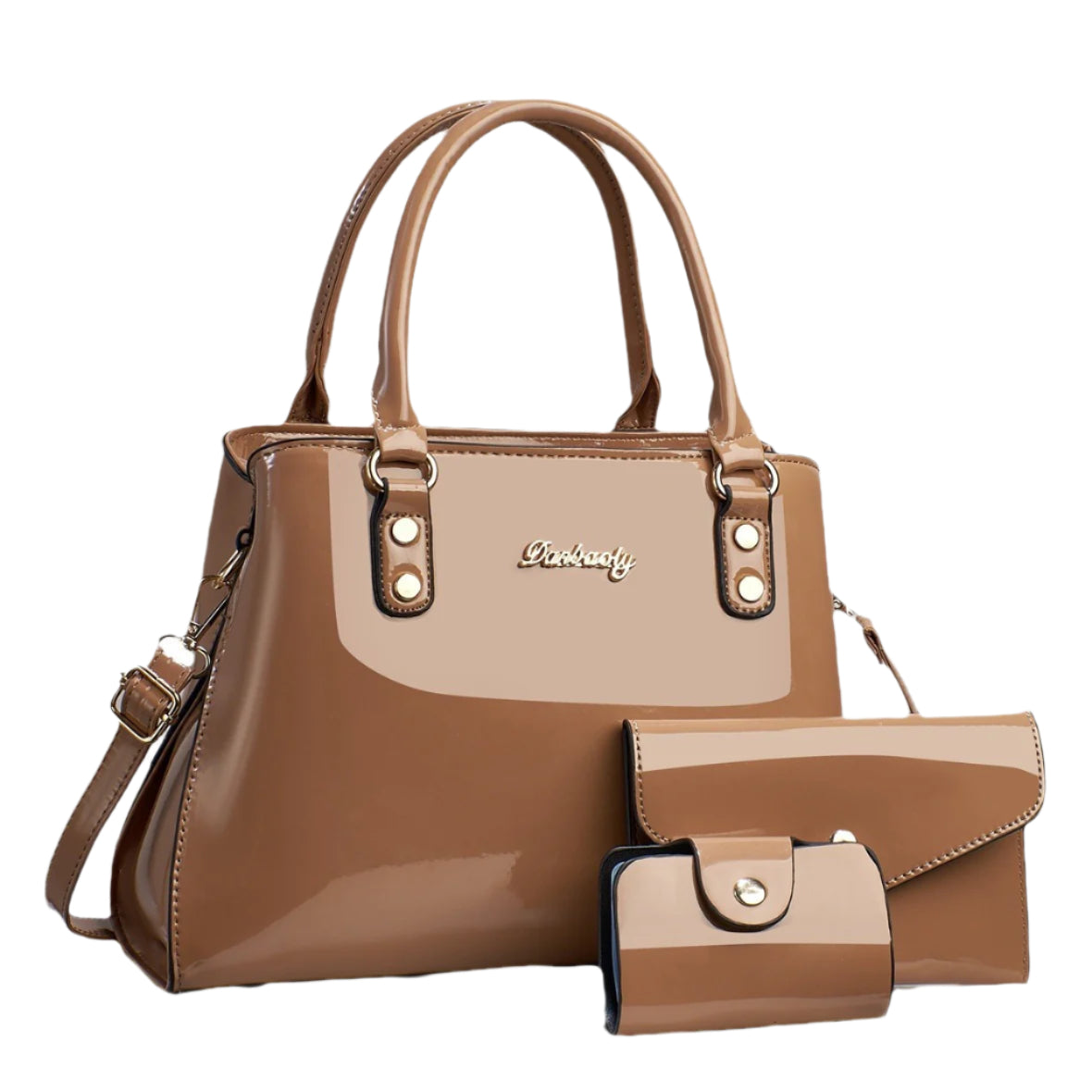 Pu Leather Handbag Set