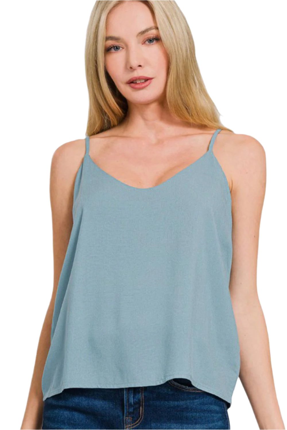 Zenana Two Layered Spaghetti Strap Cami