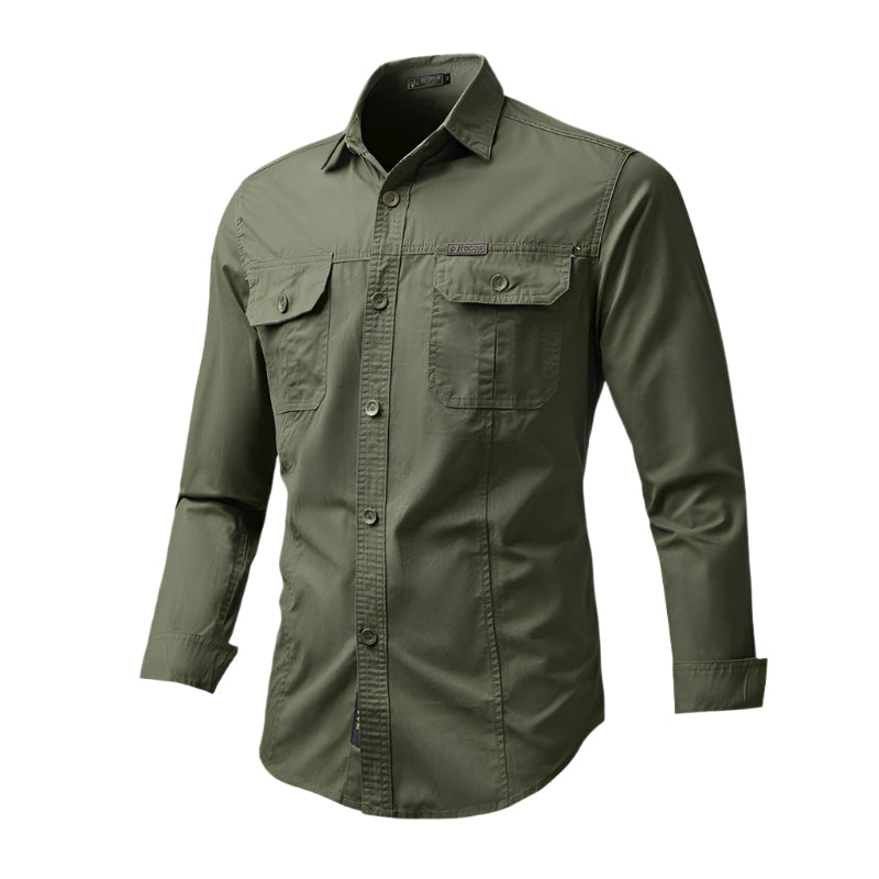 Men's Long Sleeve Cotton Shirt