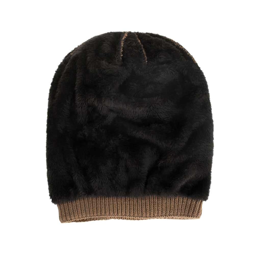 Men's Knitted Wool Fleece Beanie