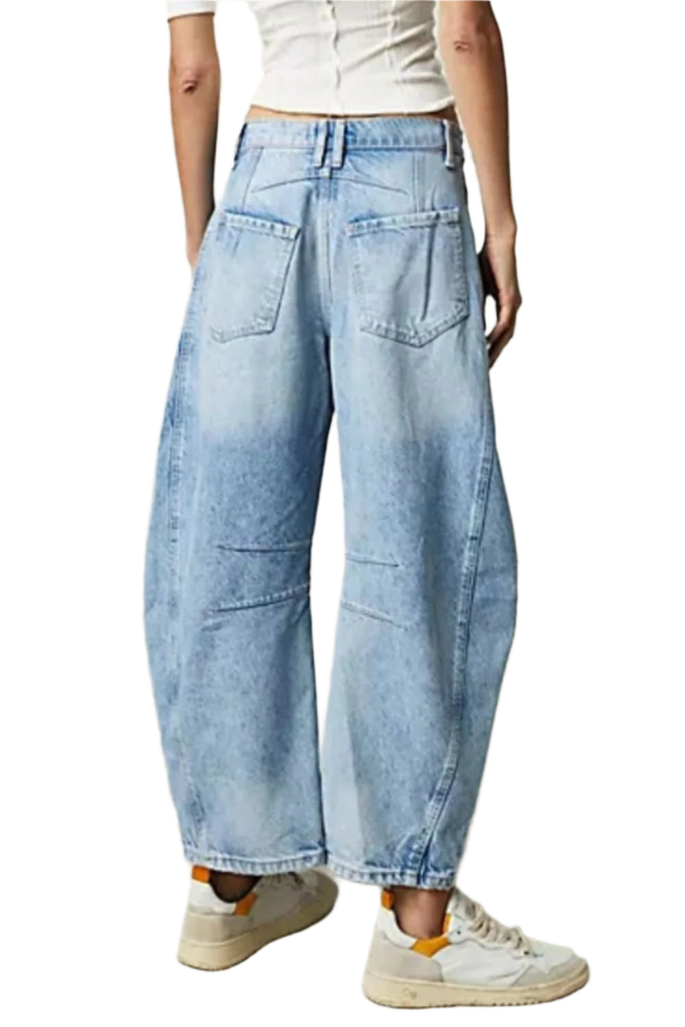 Wide Leg Jeans with Pockets