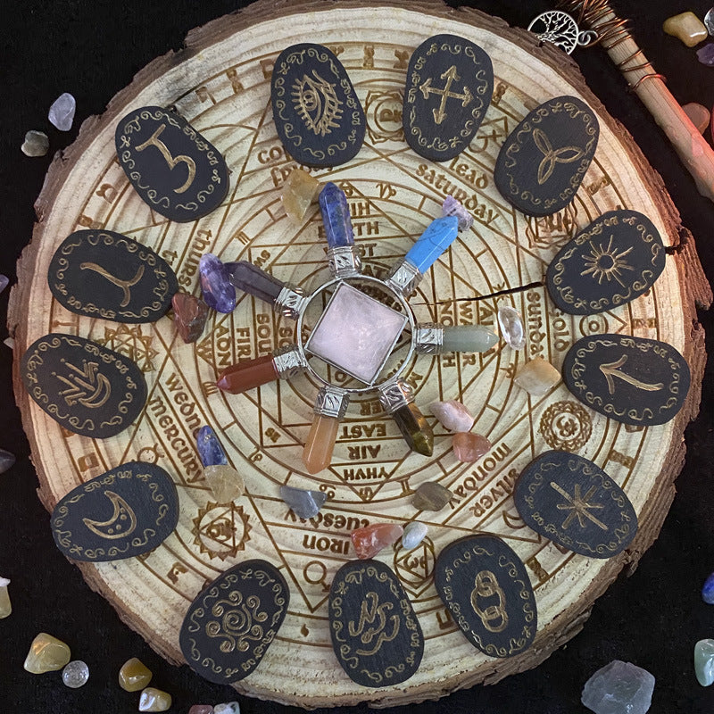 Sandal Wood Witch Runes