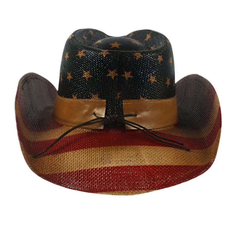 Men's USA Western Grass Woven Hat