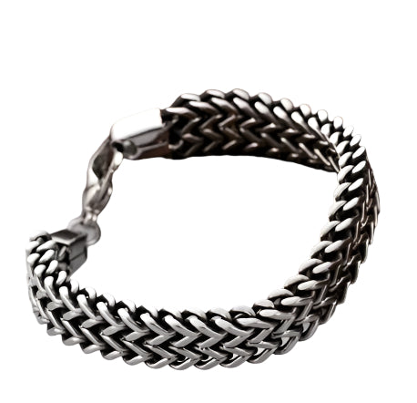 Zigzag Chain Stainless Steel Bracelet