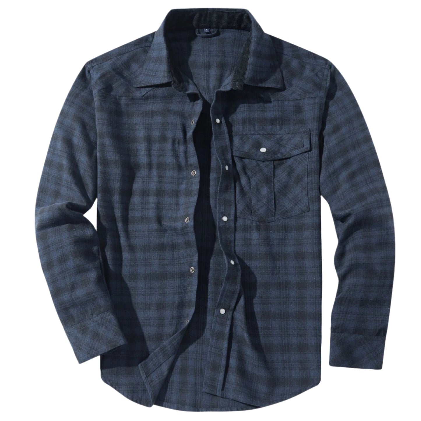 Men's Long Sleeve Pearl Button Shirt