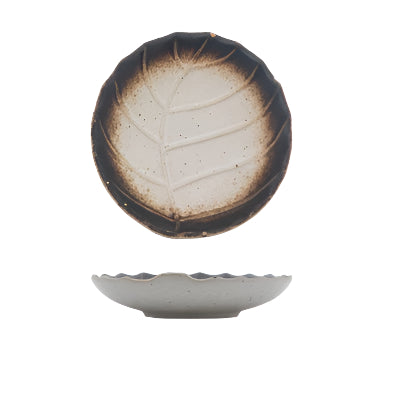 Ceramic Leaf Altar Plate
