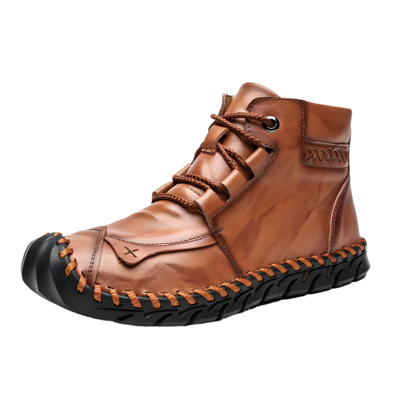 Cowhide Leather Hand Stitched Men's Boots