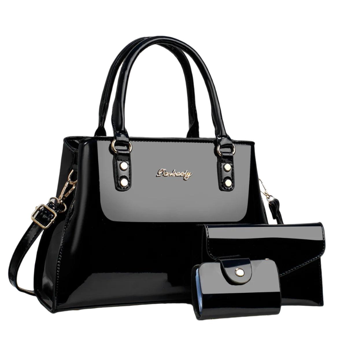 Pu Leather Handbag Set