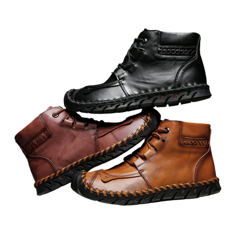 Cowhide Leather Hand Stitched Men's Boots