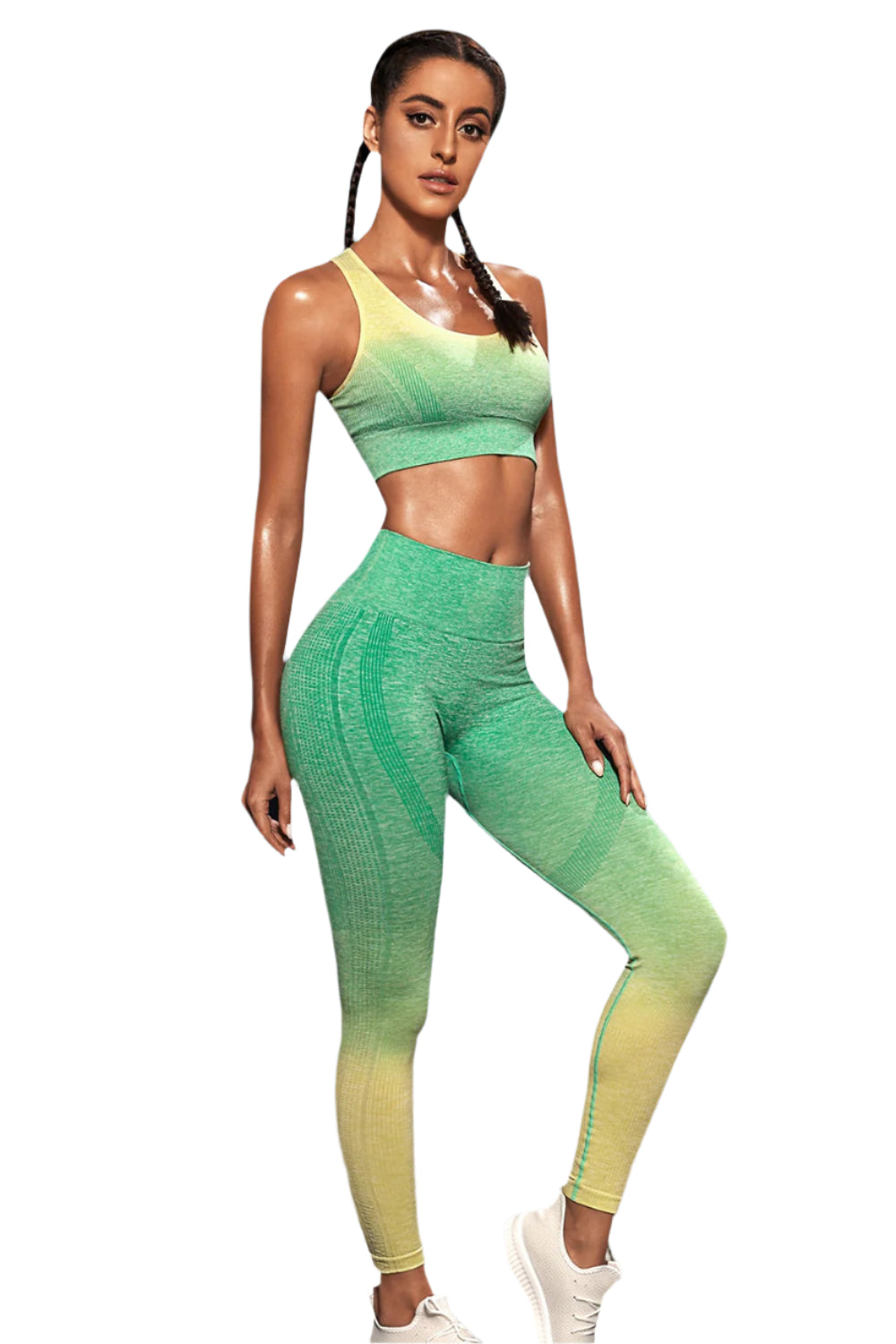 Gradient Sports Tank and Leggings Set