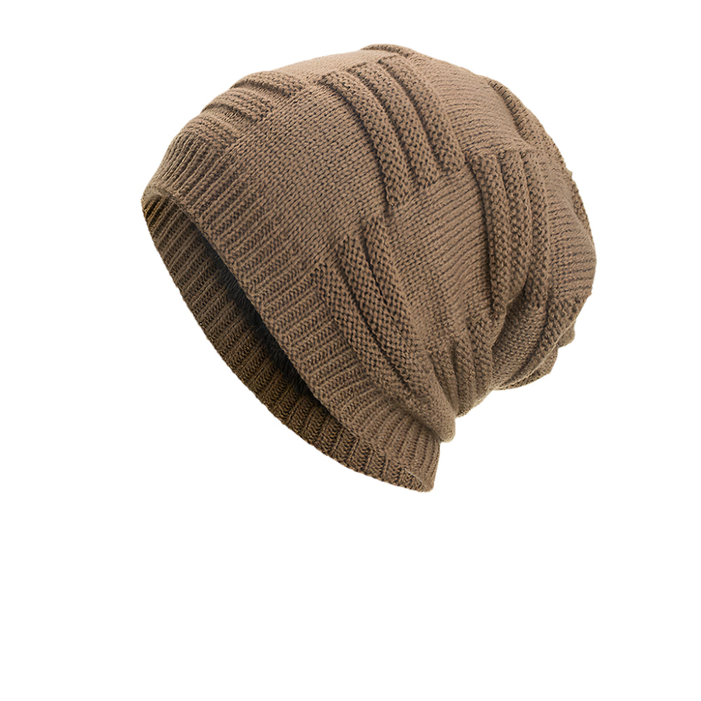 Men's Knitted Wool Fleece Beanie