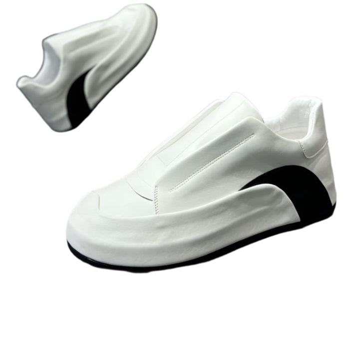 Men's Casual PU Leather Slip On Shoe