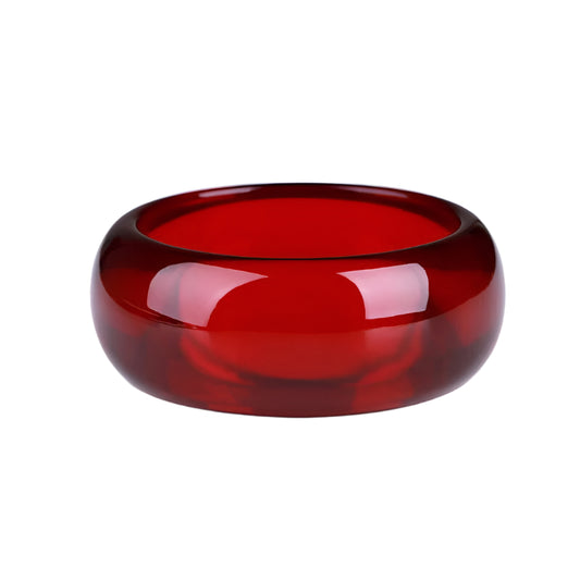 Baltic Blood Amber Crystal Bracelet