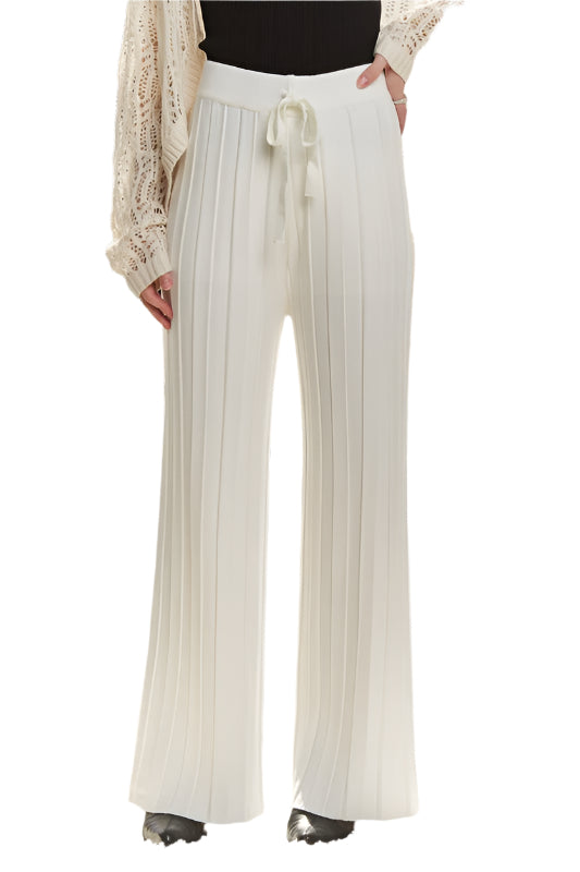 ADORA Tied Wide Leg Knit Pants