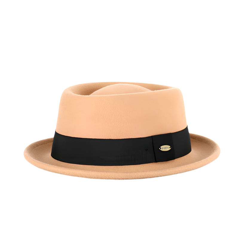 Men's Wool Contrast Band Hat