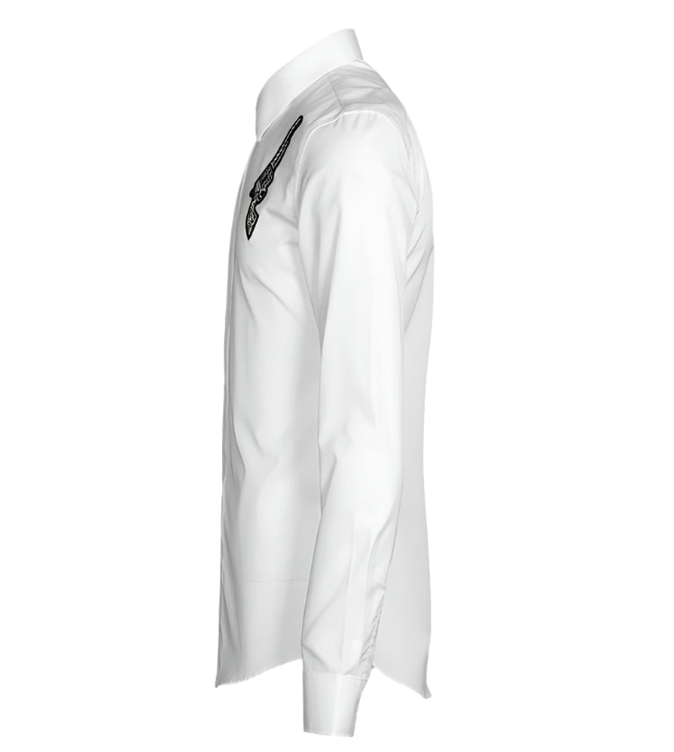 Men's Button Down Embroidered Shirt