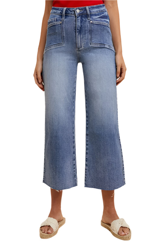 Annie Wear High Rise Wide Leg Jeans
