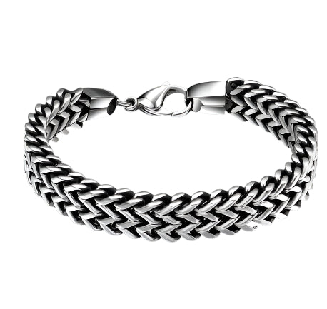 Zigzag Chain Stainless Steel Bracelet