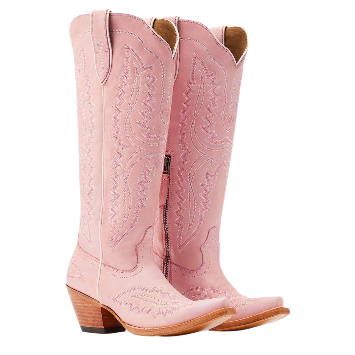 Side Zipper PU Leather Boots