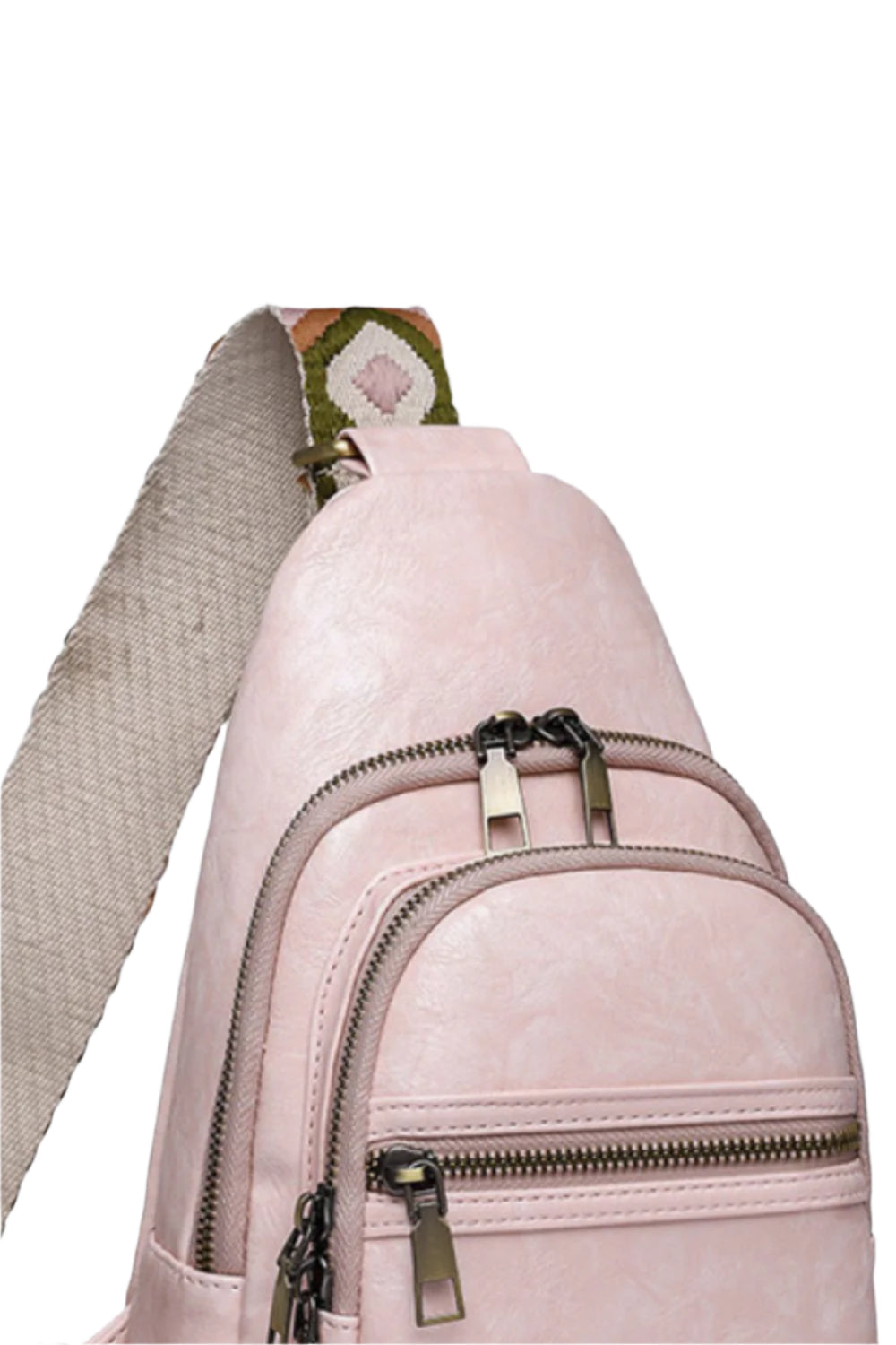 Adored It's Your Time PU Leather Sling Bag