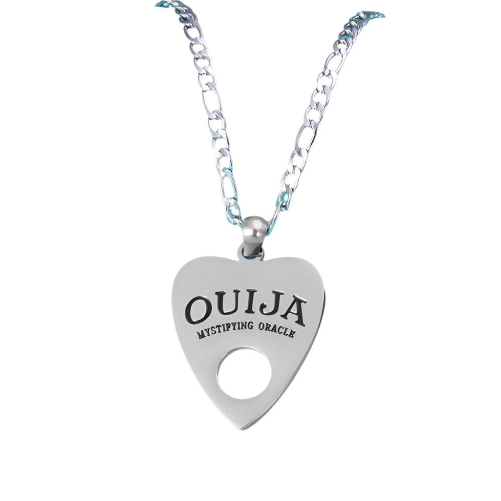 Stainless Steel Ouija Pendant Necklace