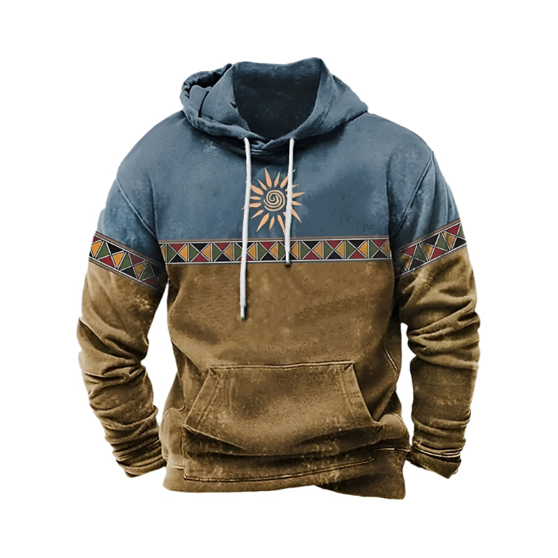 Men's USA Hooded 3D Print Sweatshirt