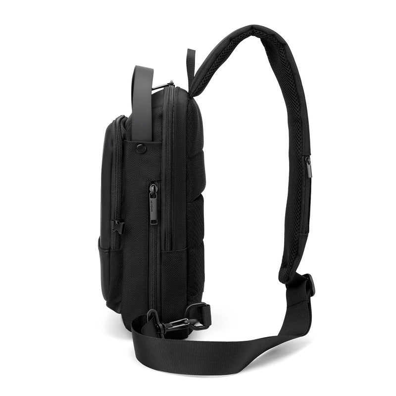 Men's USB Charging Chest Bag