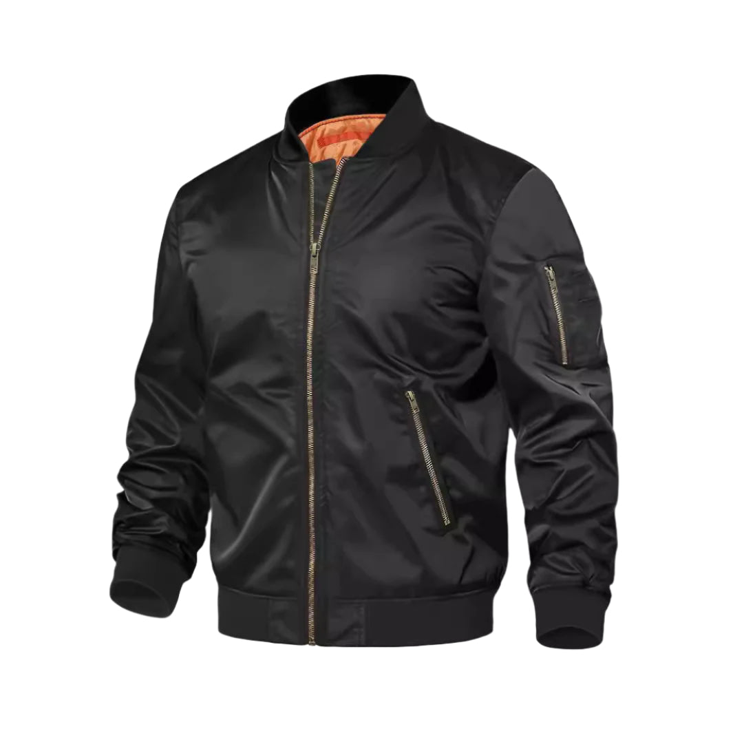 Men's Nylon Zip Up Jacket