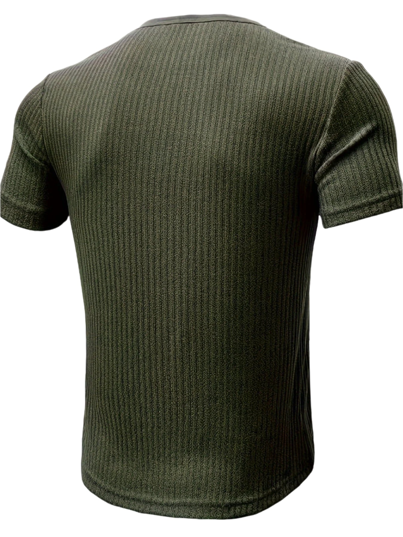 Men's Short Sleeve Button T Shirt