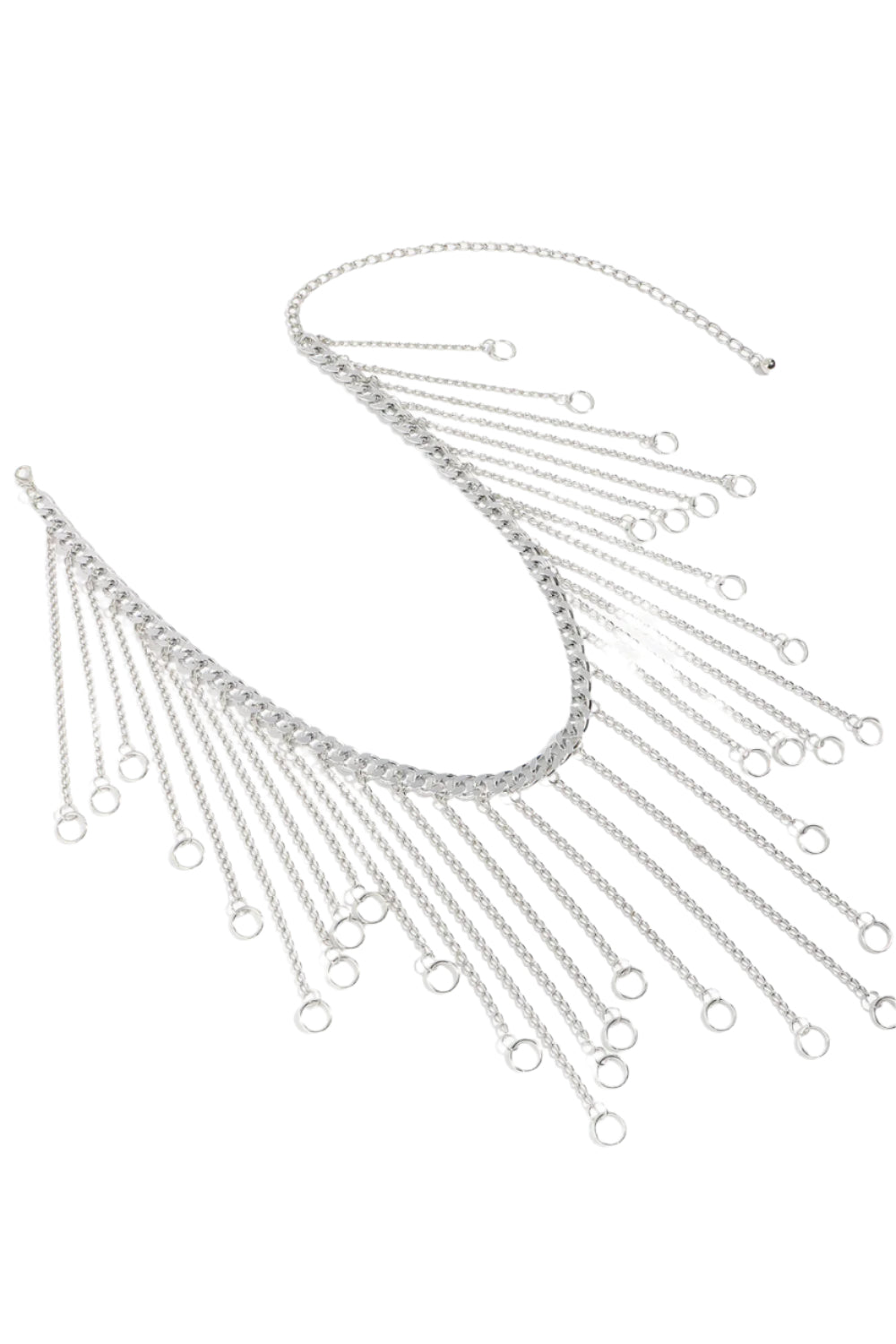 Fringe Chain Alloy Belt