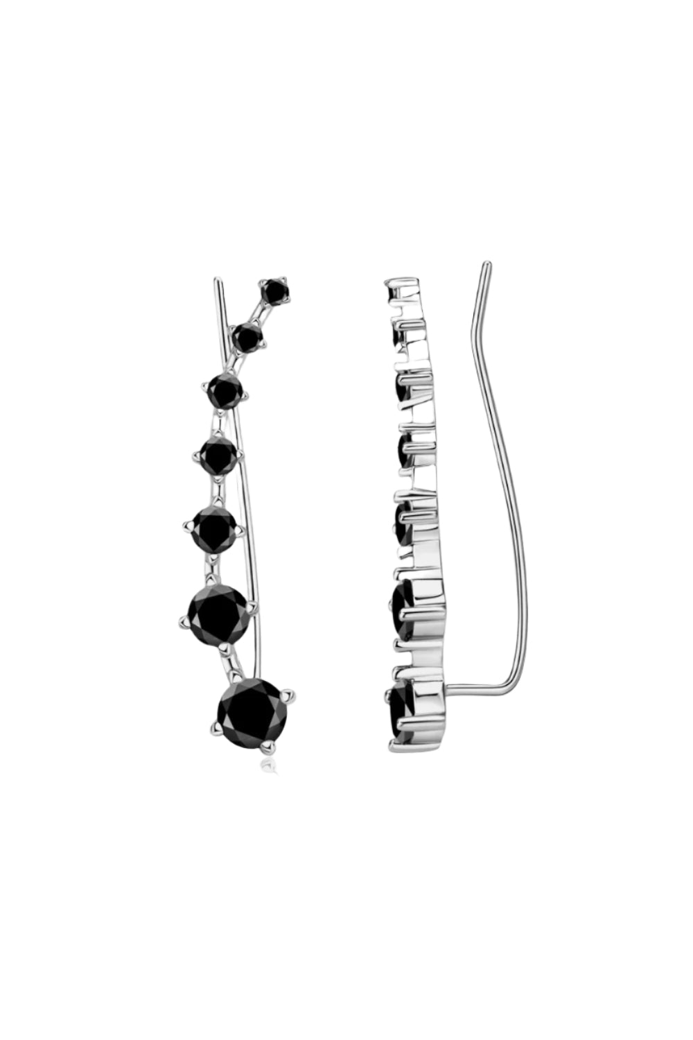 1.9 Carat Moissanite 925 Sterling Silver Earrings