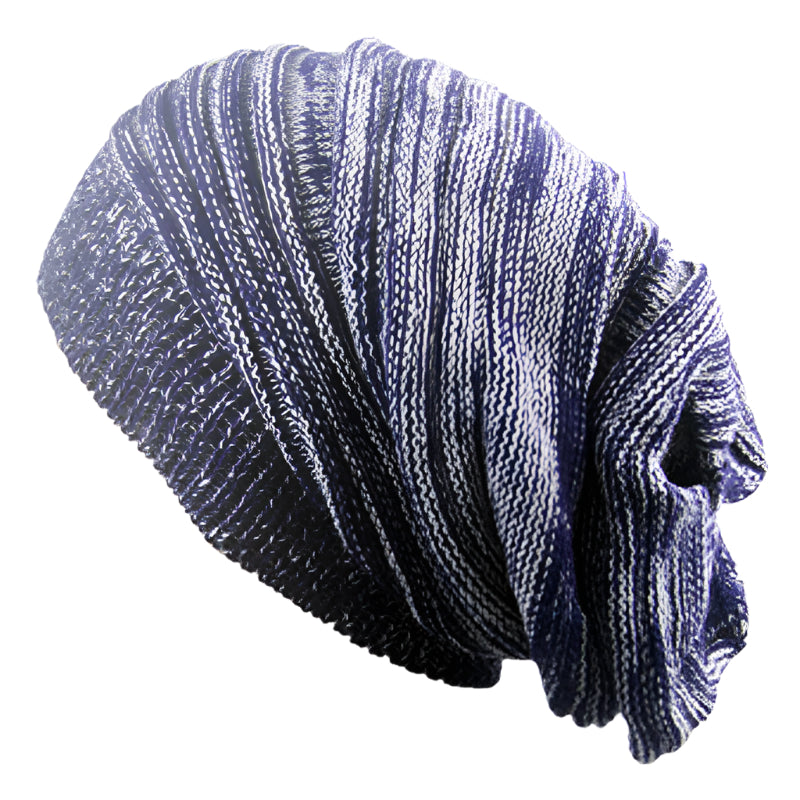Two Color Knitted Beanie Hat