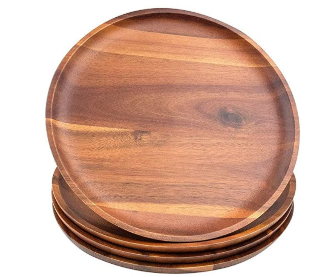 Handmade Wooden Round Altar Plate